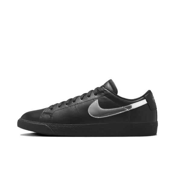 Nike Other - Size 10- 12 Nike Dancer Skateboards x Zoom Blazer SB Low Black Metallic Silver